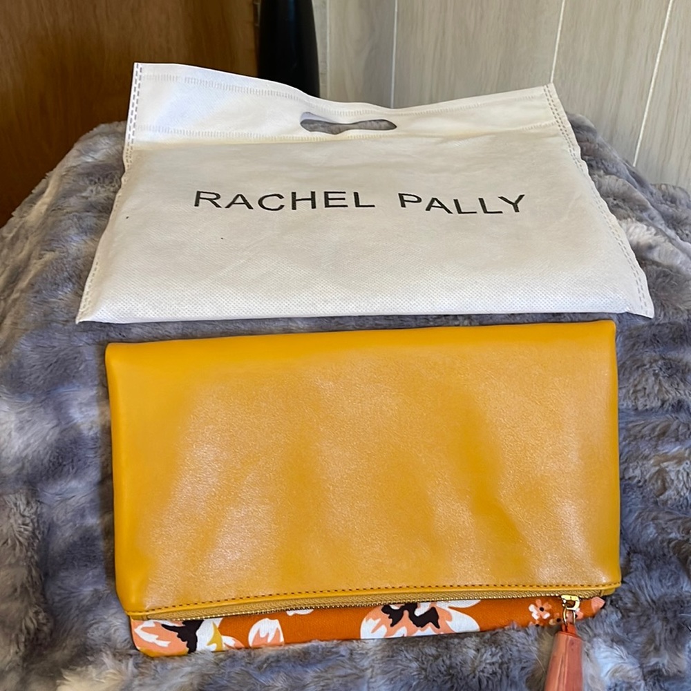 Rachel Pally Reversible Vegan Clutch NWOT